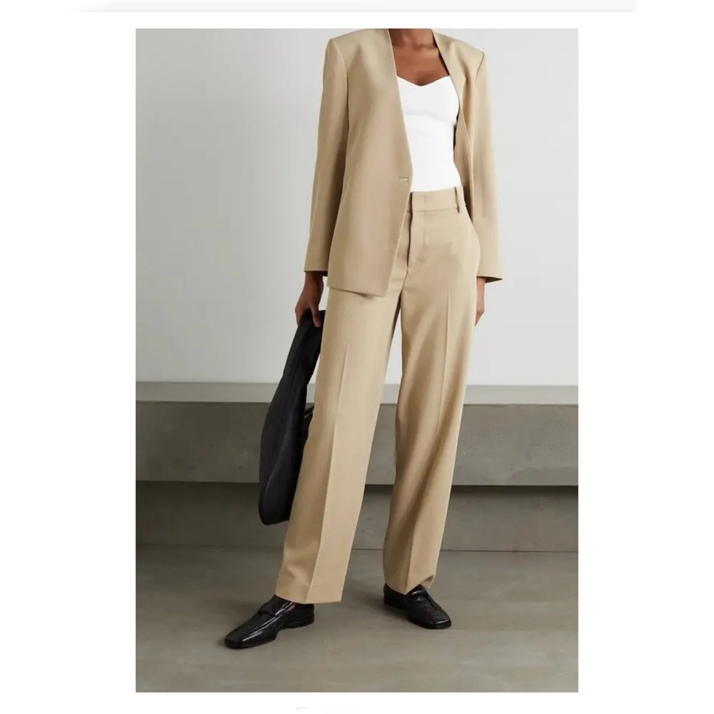 Vince Straight Leg Wool Blend Trousers